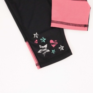 Conjunto de Yoga para Niñas Primavera 2020, 7 Piezas, 100% Poliéster, Secado Rápido, Transpirable, Cintura en Forma de V, Camiseta Deportiva sin Mangas, Leggings para Niñas Pequeñas - Product Image 3