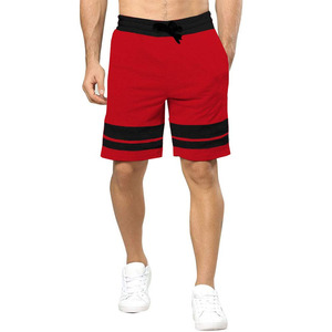 Short de survêtement pour hommes, taille élastique, cordon de serrage, Fitness, Jogging, Short de longueur 3/4, Short d'été décontracté avec poches latérales - Product Image 1