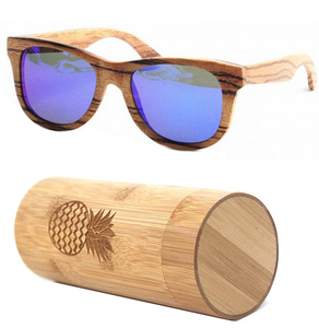 Nuovo premio a buon mercato naturale polarizzato all'ingrosso zebra legno occhiali da sole personalizzabili logo 2025 - Product Image 1