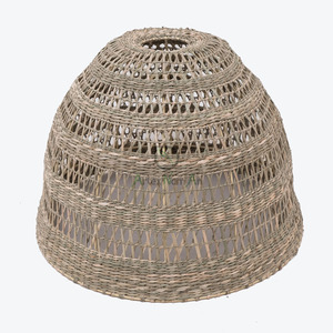 Lampe suspendue en jonc de mer de haute qualité, luminaire décoratif d'intérieur, en osier, écologique, nouveauté - Product Image 2