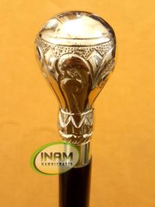 Bâton de marche en bois de créateur de qualité vintage avec belle poignée en laiton/cannes de marche en bois avec poignée en laiton - Product Image 4