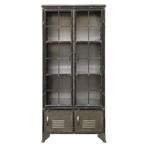 Gabinete de sala de estar de madera y hierro moderno personalizado, muebles de oficina en casa de nuevo diseño - Product Image 3