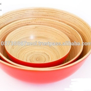 ผู้ค้าส่งชามไม้ไผ่เวียดนาม/ไม้ไผ่เคลือบเงา - Product Image 2
