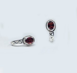 Sterling <b>Silver</b> 925 Custom made Supplier Wholesaler Handmade Unisex Woman Low MOQ Cheap Unique Elegant Natural Gemstone <b>Earring</b> - Product Image 2