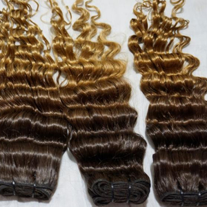 Colores marrón claro-Paquete de cabello indio crudo \ Trama \ i-Tip \ Tape-ins - Raw Temple Hair - Product Image 1