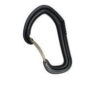 Mousqueton en alliage d'aluminium (anodisé) avec anse, fabricant OEM/ODM Taïwan, 25kN, anse de 28mm, 45g
