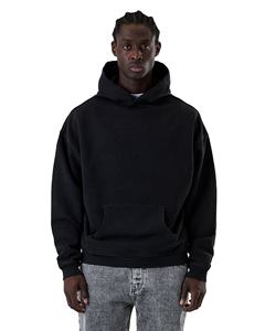 Custom Heavy Weight Cotton Pullover Mens Essentials High Street Hip Hop Oversized Plain Hoodies No String - Product Image 1