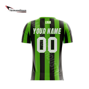 Camiseta de Fútbol Personalizada para Hombre con Logotipo, Diseño Neón 2026, Uniforme Deportivo de Secado Rápido, Corte Ajustado - Product Image 4