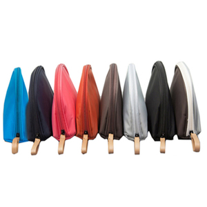 Bolsas cosméticas de cuero personalizadas de varios colores para mujer con cierre de cremallera - Product Image 1