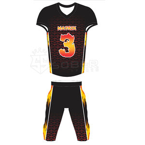 El mejor diseño de fabricación, conjunto de uniformes de fútbol americano de talla grande, superventas, uniformes personalizados de estilo matricial, OEM directo - Product Image 2