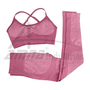 Ropa deportiva de LICRA y poliéster para mujer, conjunto de Yoga a precio asequible - Product Image 3