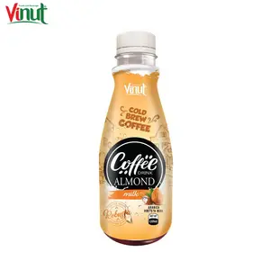 VINUT-botella de bebida de 269ml, desarrollo de productos de café con leche de almendro, fabricantes de proveedores de leche personalizados