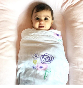 Baby <b>Wrap</b> Blanket 100% Organic Cotton Muslin Baby <b>Swaddle</b> Blanket - Product Image 1