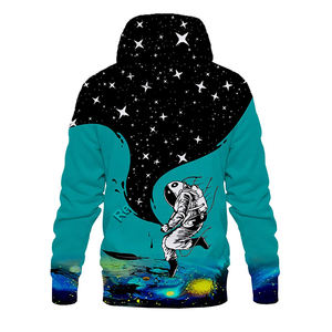 <b>Cool</b> Dry Winter Sublimation Breathable Eco-Friendly Quick Dry Customized Polyester/Cotton Fleece <b>Hoodie</b> High Quality Full Dye - Product Image 6