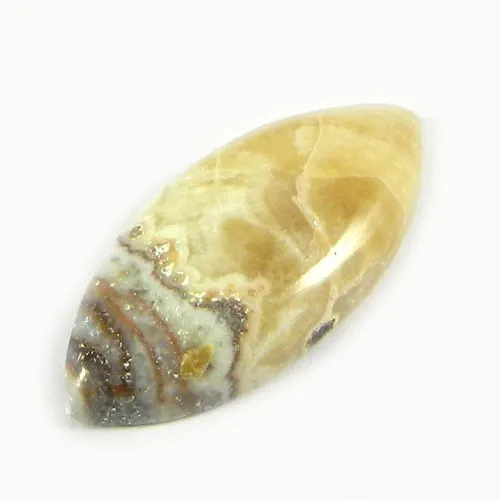 Pazzo Lace Agate 2.40 gms Marquise Cabochon 26x12mm Della Pietra Preziosa Per Monili IG0582