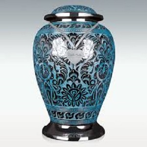 <b>Large</b> Selling Metal Enamel Silver Finished Cremation <b>Urn</b> Custom made Funeral Keepsake Human Ashes Metal <b>Urns</b> - Product Image 6