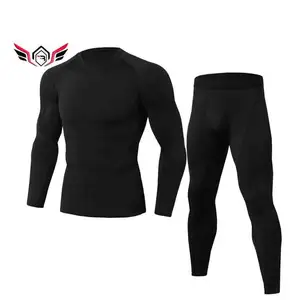 Top trending popular design male compression suits at reasonable price good quality men gym seamless suit