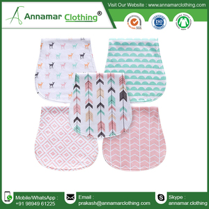 Eructo de paño de algodón para bebé con etiqueta privada - Product Image 4