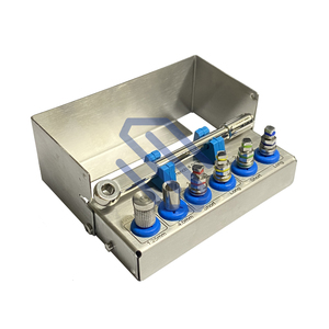 Kit de mini tournevis multi-usages pour implants dentaires, tournevis à cliquet universel, tournevis hexagonaux en acier inoxydable CE - Product Image 1