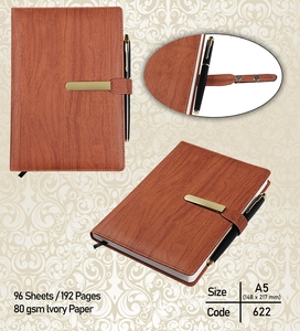 Venta caliente logotipo en relieve A4 A5 cuaderno de cuero Pu personalizable 2024 agendas de cuero diario cuaderno Bloc de notas para empleado de oficina - Product Image 3