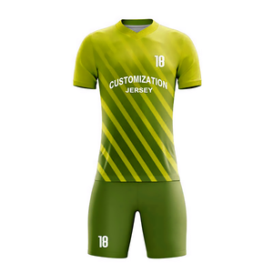 Nieuwe Meerkleurige Voetbalkleding Sublimatie Printing Jersey En Korte Broek Set Bulk Groothandel Team Sportkleding - Product Image 5