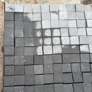 Pierre de basalte noire, tapisserie décorative pour jardin, croisement d'extérieur - Product Image 1