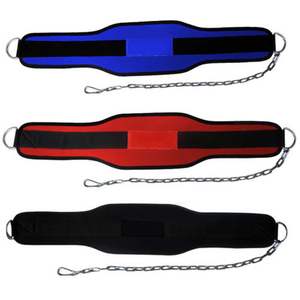 GAF STEEL HEAVY DUTY CÓMODO CINTURÓN DE CADENA DE DIP DE PESO PARA DIPS Y PULL UPS ENVOLTURAS DE GEL CON CADENA - Product Image 6