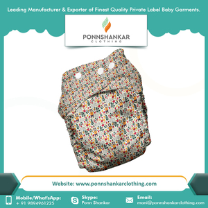 Pañal de tela suave orgánico para bebé, precio de fábrica, 100% - Product Image 5