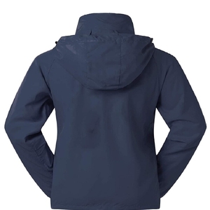 Essentials <b>Packable</b> Lightweight Water-Resistant Puffer <b>Jacket</b> Hooded by Inspire Apparel - Product Image 2