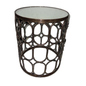 Hotel Modern Wired Legs Metal Tea Furniture <b>Small</b> Round Side <b>Table</b> Round Stool in Reasonable Rate Fashionable for <b>Kitchen</b> - Product Image 1
