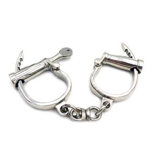 Esposas Ajustables de Acero Inoxidable Estilo Darby, Bondage BDSM, Fetiche, Esposas para Muñecas de Esclavos, Juguetes Sexuales Anales, Tamaño/Color Personalizado - Product Image 3