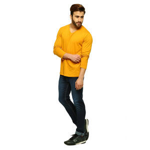 <b>Men's</b> Casual Fashion Full <b>Sleeve</b> Printed Cotton Top Streetwear <b>Long</b> Jersey T-Shirt Breathable and Plus Size Option - Product Image 5