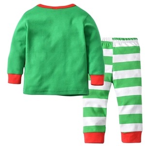 คอลเลกชั่นเสื้อผ้าเด็กเสื้อยืดผ้าฝ้ายถักลายซานตาคลอสแบบใหม่เป็นมิตรต่อสิ่งแวดล้อม - Product Image 2