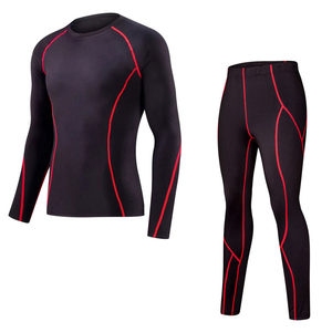 Wholesale High Quality Lightweight <b>Compression</b> Fitness Workout Gym Tight Trouser and <b>Shirts</b> Sets Polyester/Nylon - Product Image 1