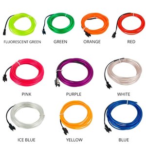 Câble lumineux LED fluo, Flexible et étanche, rvb, 1/3/5m, 3V - Product Image 3