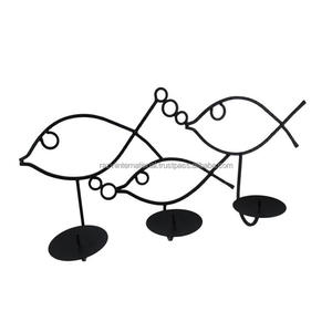 ลวดเหล็กรูปปลาสีดำด้านสำหรับตกแต่งผนังเทียนหอมทำด้วยมือ - Product Image 1