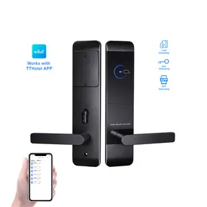 YOHEEN Top Quality Security Wifi BLE Electronic Smart RFID Hotel Lock System