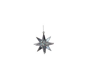 Nouveau plafonnier décoratif fait main MULTI-POINT STAR DESIGN MERCURY GLASS - Product Image 1