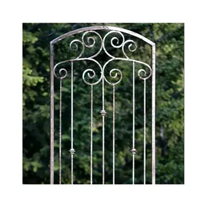 Hoge Kwaliteit Tuin Metalen Tuin Trellis Elegante Handgemaakte Smeedijzeren Tuin Trellis Voor Groothandel