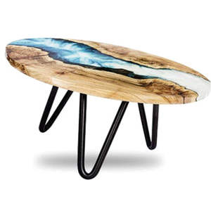 Base Redonda Moderna para Pastel de Madera Hecha a Mano y Plato Multiusos de Madera, Exhibición de Postres Ecológica para Uso Doméstico, Herramientas para Pasteles Prisma Designs - Product Image 2