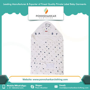 Custom Baby Blankets Soft Organic Cotton <b>Swaddle</b> Muslin Blankets Manufacturer India - Product Image 4