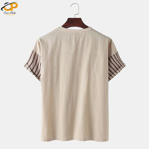 Camiseta deportiva de poliéster y algodón para hombre, camiseta de secado rápido para gimnasio, Fitness, talla grande, de la mejor calidad, venta al por mayor, 2022 - Product Image 3