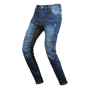 Pantalones vaqueros de mezclilla CE para hombre, ropa deportiva protectora para motocicleta de estilo delgado, protección principal de talla grande - Product Image 4