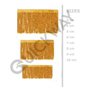 Gold Metallic Bullion Fringe <b>Trim</b> High Quality Bullion <b>Tassel</b> Fringe for Church Vestments Liturgical Garments OEM Wholesale - Product Image 2