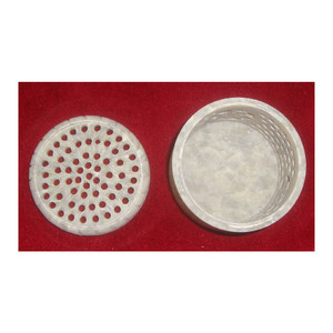 หินธรรมชาติที่สวยงามมือแกะสลักออกแบบกล่องเครื่องประดับสำหรับตกแต่ง - Product Image 1