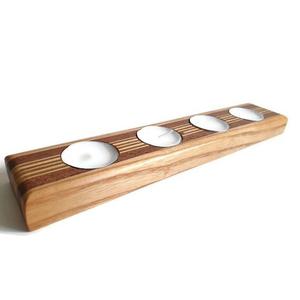 Bougeoir en bois Antique, 1 pièce, pilier de mariage, photophore pour taille personnalisée et prix bon marché - Product Image 2