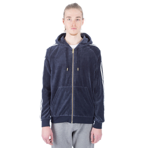 2024 New Arrival Men's Winter Solid <b>Velour</b> Hoodie High Quality Customizable Washed Plus Size Eco-Friendly <b>Sweatshirt</b> - Product Image 5