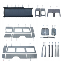 Kits d'isolation sous vide ABS durables de haute qualité pour véhicules utilitaires Model 3 Sprinter, accessoires pour camping-cars, minibus, fourgonnettes, noir