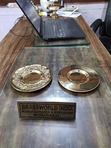 Paten modelo de latón y acero pulido, suministros de iglesia de metal, artesanías de metal de estilo religioso - Product Image 4