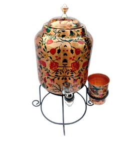 Dispensador de agua de cobre impreso con juego de vidrio, Fabricante Mayorista y exportador a bajo precio - Product Image 4